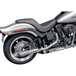 Eagle Slip-on mit EG-ABE Harley Davidson Softail TC96 Softail 2007 - Rocker 07-13 in chrom