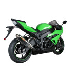 SPEEDPRO COBRA Tri-Oval Single Tip ZX-6R Slip on Road...