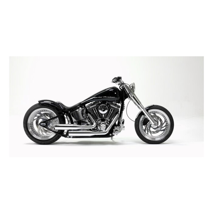 Harley Davidson Endtopf Auspuff ohne Blech Muffler Katalysator Softail  65372-07 