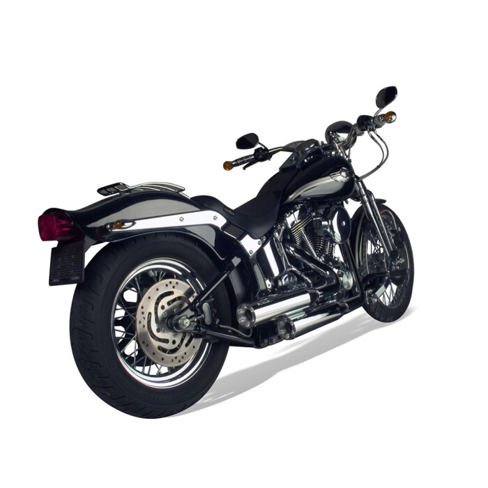 Harley Davidson Endtopf Auspuff ohne Blech Muffler Katalysator Softail  65372-07 