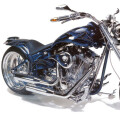 Eagle M7 Softail  1986-2006 2in2 Anlage mit ABE