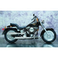 Eagle M7 Softail EVO/TC88/TC96 Fat Boy ab1990-2006 2in2 Anlage HiLO mit ABE