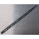 rivet band, material/surface finish: stainless steel, round black velvet