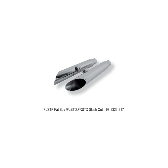 Eagle Sidewinder Sport 2in2 Slipon Slash cut  FatBoy FLSTF/TD 2007-
