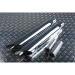 Eagle Sidewinder Slash Cut Honda VT1100 C3 2in2 Slip-on mit EG-ABE in V2A High polished