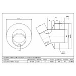 SPEEDPRO COBRA C4 - C5 Auslassgruppe , rund  99,8mm, V2A, ohne DB Killer