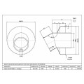 SPEEDPRO COBRA C4 - C5 Auslassgruppe , rund  99,8mm, V2A, ohne DB Killer