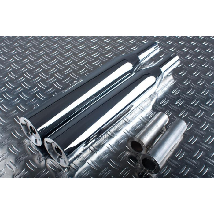 Eagle Series Slipon Road Legal/EEC/ABE homologated HD Softail TC 88 00-06 chrome