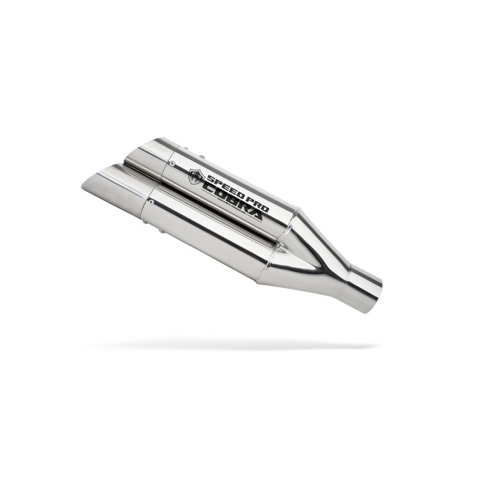 SPEEDPRO COBRA Hypershots XL Slip-on mit EG-ABE Suzuki GSF 1200 Bandit