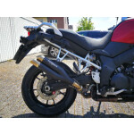 SPEEDPRO COBRA Hypershots XL Slip-on mit EG-ABE Suzuki V Strom DL 1000 / XT