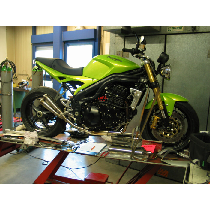 SPEEDPRO COBRA GP TwinCans Slip-on mit EG-ABE Triumph Speed Triple / R 1050