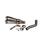 SPEEDPRO COBRA GP TwinCans Slip-on mit EG-ABE Triumph Speed Triple / R 1050