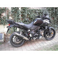 SPEEDPRO COBRA CR2 HEXAGON Slip-on mit EG-ABE Suzuki V Strom DL 1000 / XT