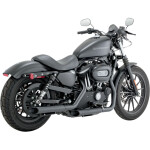 Eagle Sidewinder Slash Cut Slip-on mit EG-ABE*  in Matt Black Sportster 2014-