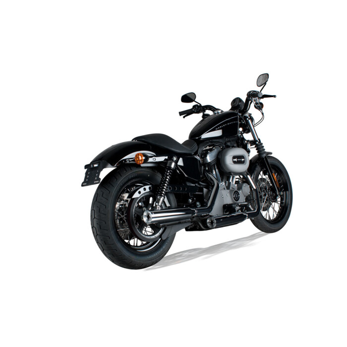Eagle M7 Straight cut Slip-on mit EG-ABE*  in chrom Sportster 2014-