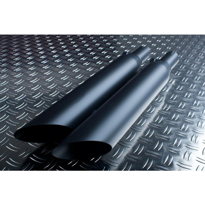 Eagle Sidewinder Slash Cut Slip-on mit EG-ABE Matt Black Suzuki VS 1400 Intruder