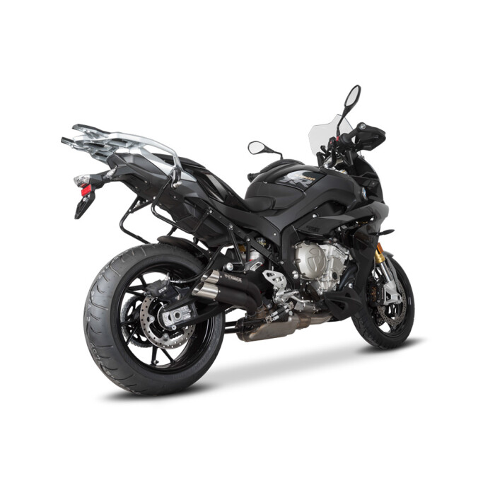 SPEEDPRO COBRA Hypershots Ultrashort Matt Black Series Slip-on mit EG-ABE BMW S 1000 XR