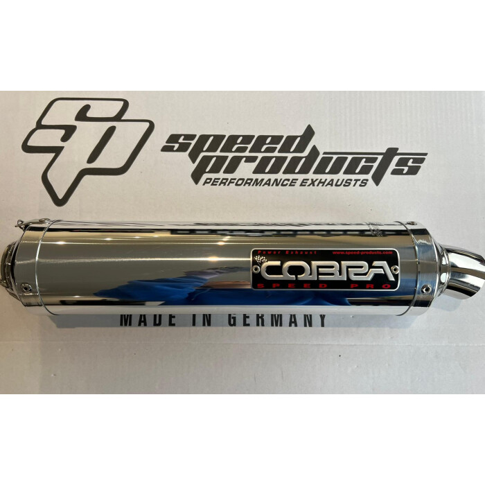 1B Artikel Slipon SPEEDPRO COBRA SR1 rund 400mm ALU  links Racing, BSi Standard