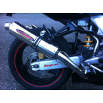 SPEEDPRO COBRA C5 Slip-on Dual mit EG-ABE Honda VTR 1000 F Firestorm / Superhawk 996