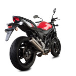 SPEEDPRO COBRA SP1 Slip-on mit EG-ABE Suzuki SV 650 2016 -