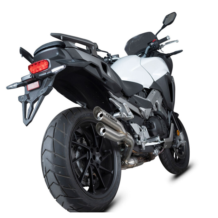 SPEEDPRO COBRA Urban Series Slip-on mit EG-ABE Honda VFR 800 F / Crossrunner VFR800X + Adventure