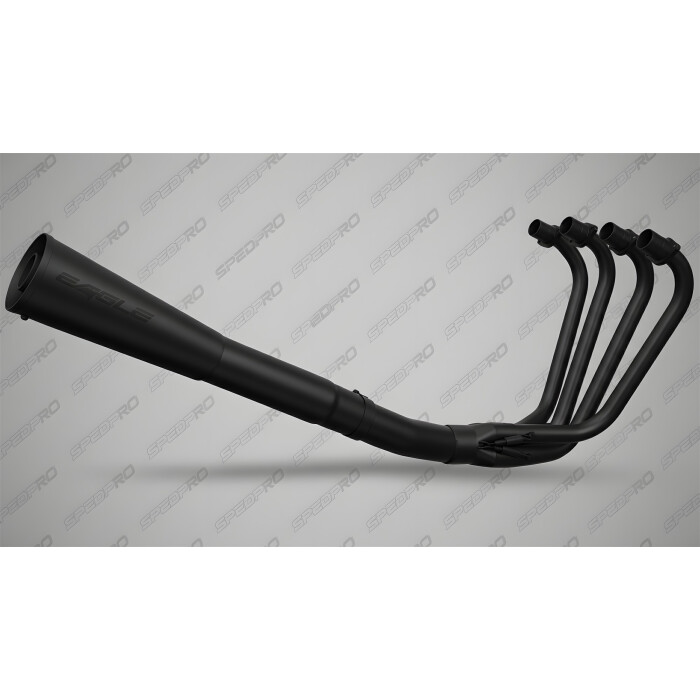 Eagle Megaphone Full System V2A Suzuki GS 750 Road Legal/EEC/ABE homo