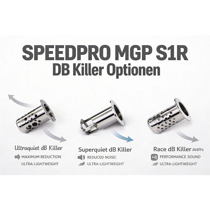 SPEEDPRO MGP-S1R Shorty Slash Slip-on Yamaha FZR 1000 Exup