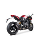 SPEEDPRO COBRA SPX Titanium Ceramik Series Slip-on mit EG-ABE Triumph Speed Triple 1200 RS/RR