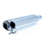 Eagle Sidewinder Slash Cut Slip-on mit EG-ABE chrom...