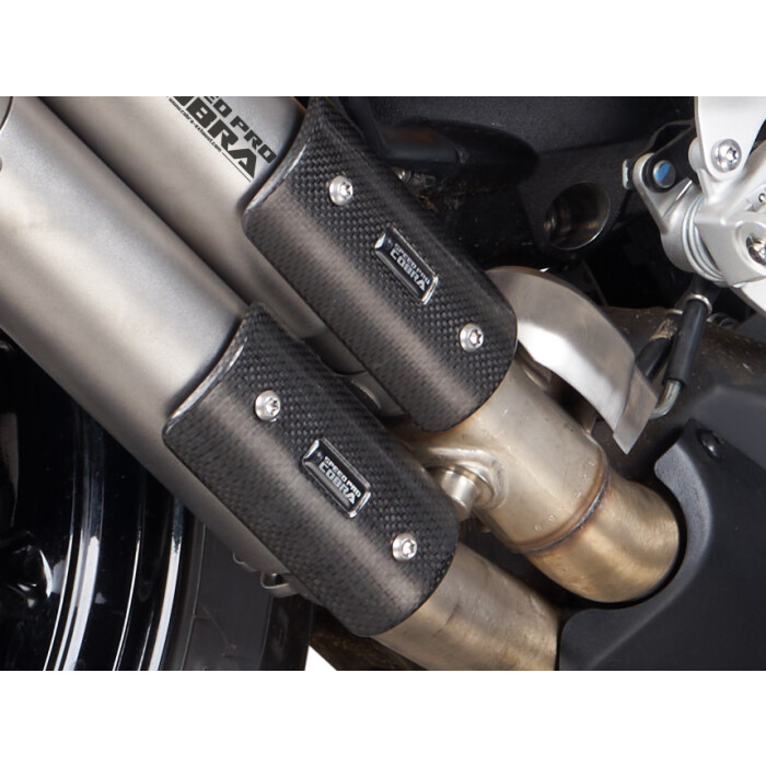 Dual heat shields - Carbon Triumph Speed Triple RS/RR