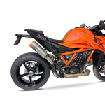 SPEEDPRO COBRA SPX Titan Finish Slip-on underseat dual mit EG-ABE KTM 1390 Super Duke R / EVO / 1290 Super Duke R