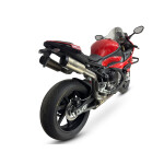 SPEEDPRO COBRA SPX Titan Finish Slip-on underseat dual...