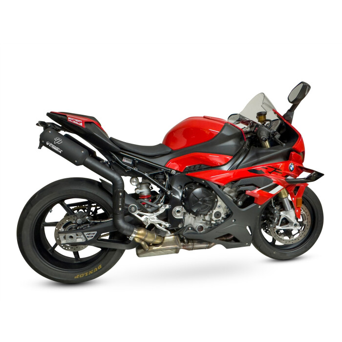 SPEEDPRO COBRA SPX BlackSeries Slip-on underseat dual mit EG-ABE BMW S1000 RR