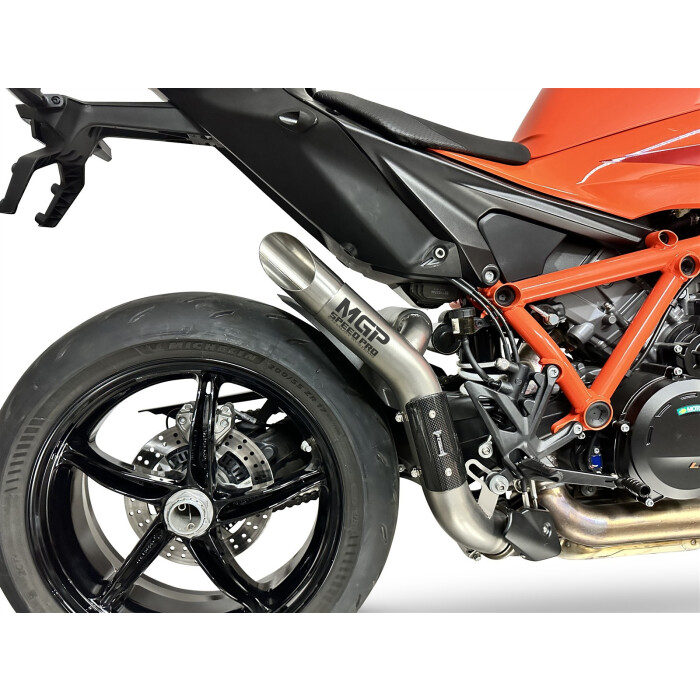は SPEEDPRO MGP-S1R Slash Slip-on-High KTM 1290/1390 Superduke R/RR/Evo