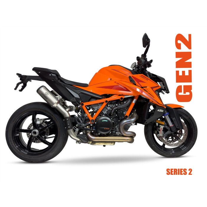 SPEEDPRO COBRA SPX Titan Finish Slip-on underseat dual KTM 1290 Super Duke RR