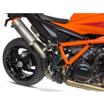 SPEEDPRO COBRA SPX Titan Finish Slip-on underseat dual KTM 1290 Super Duke RR