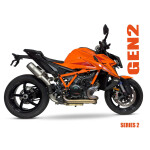 SPEEDPRO COBRA SPX Titan Finish Slip-on underseat dual...