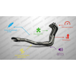 SPEEDPRO MGP-S1R Shorty Slash 3in1 Yamaha MT09