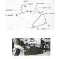 Carbonverkleidungsteil für Katalysator Honda CB 1000 R